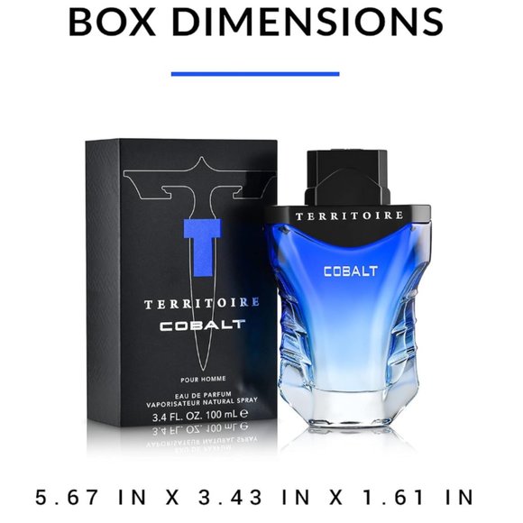 Territoire Cobalt Eau De Parfum, Men's Cologne (Cobalt) Gift for Him - Picture 5 of 9